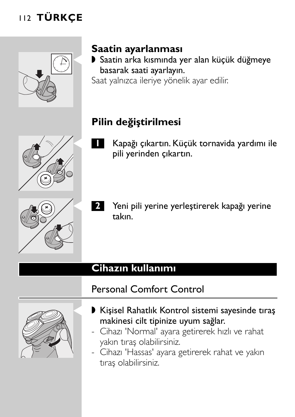 Philips Rasoir électrique User Manual | Page 110 / 120