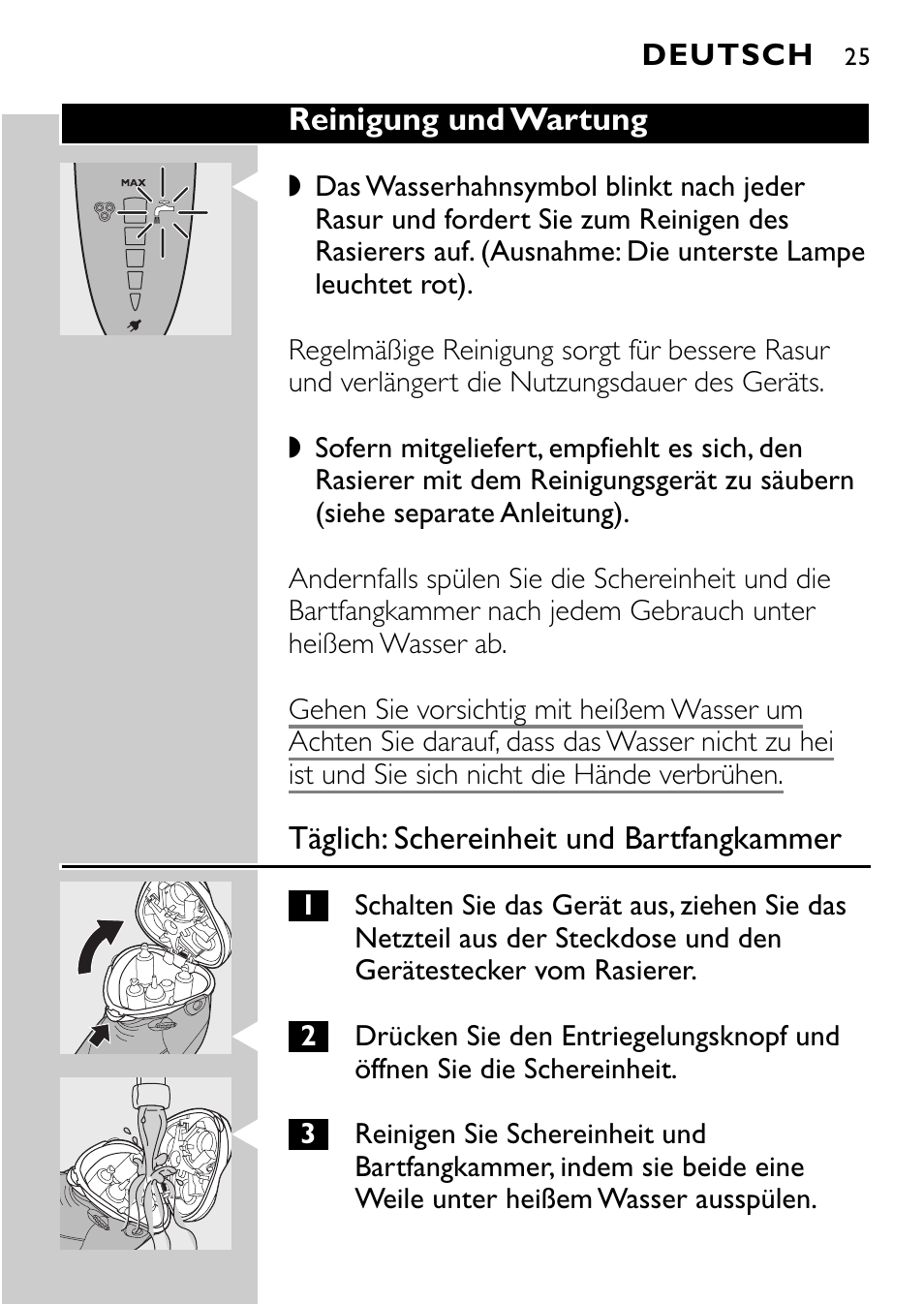 Philips Rasoir électrique User Manual | Page 23 / 120