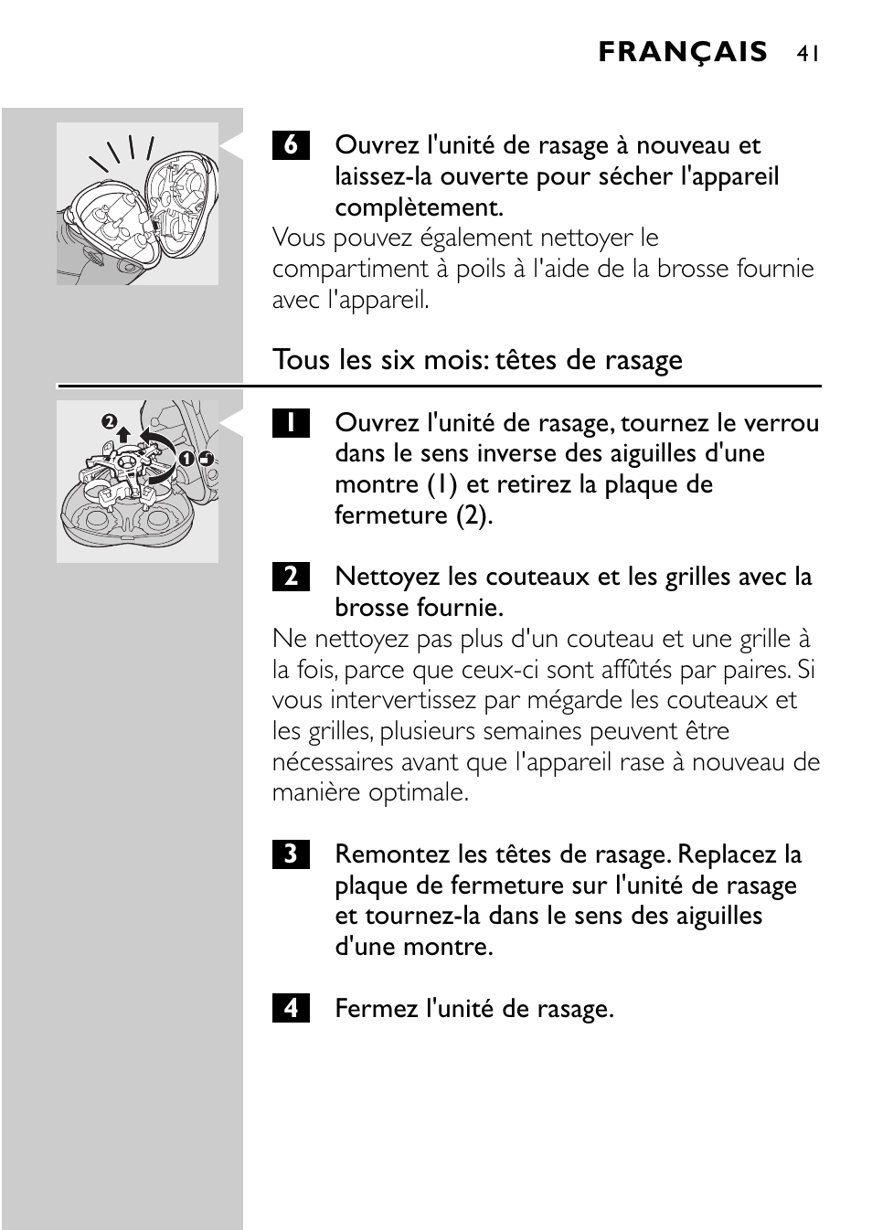 Philips Rasoir électrique User Manual | Page 39 / 120