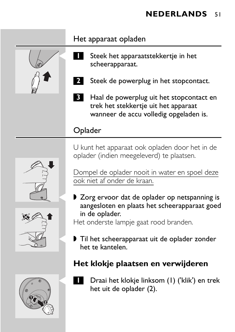 Philips Rasoir électrique User Manual | Page 49 / 120