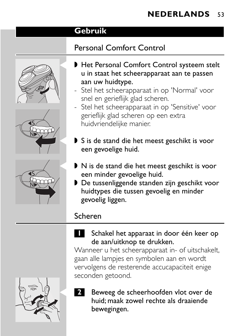 Philips Rasoir électrique User Manual | Page 51 / 120