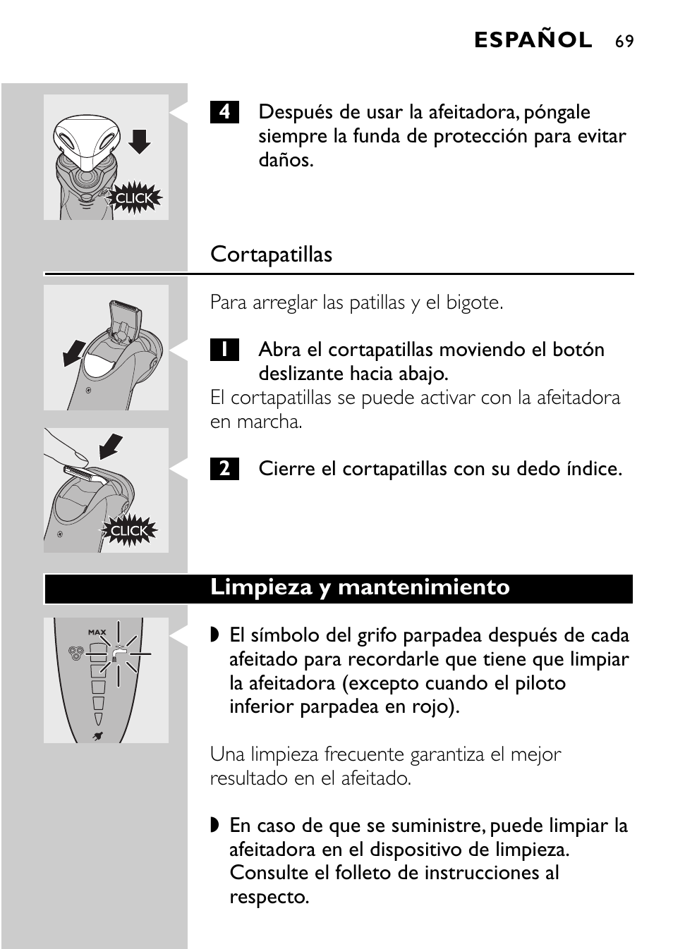 Philips Rasoir électrique User Manual | Page 67 / 120