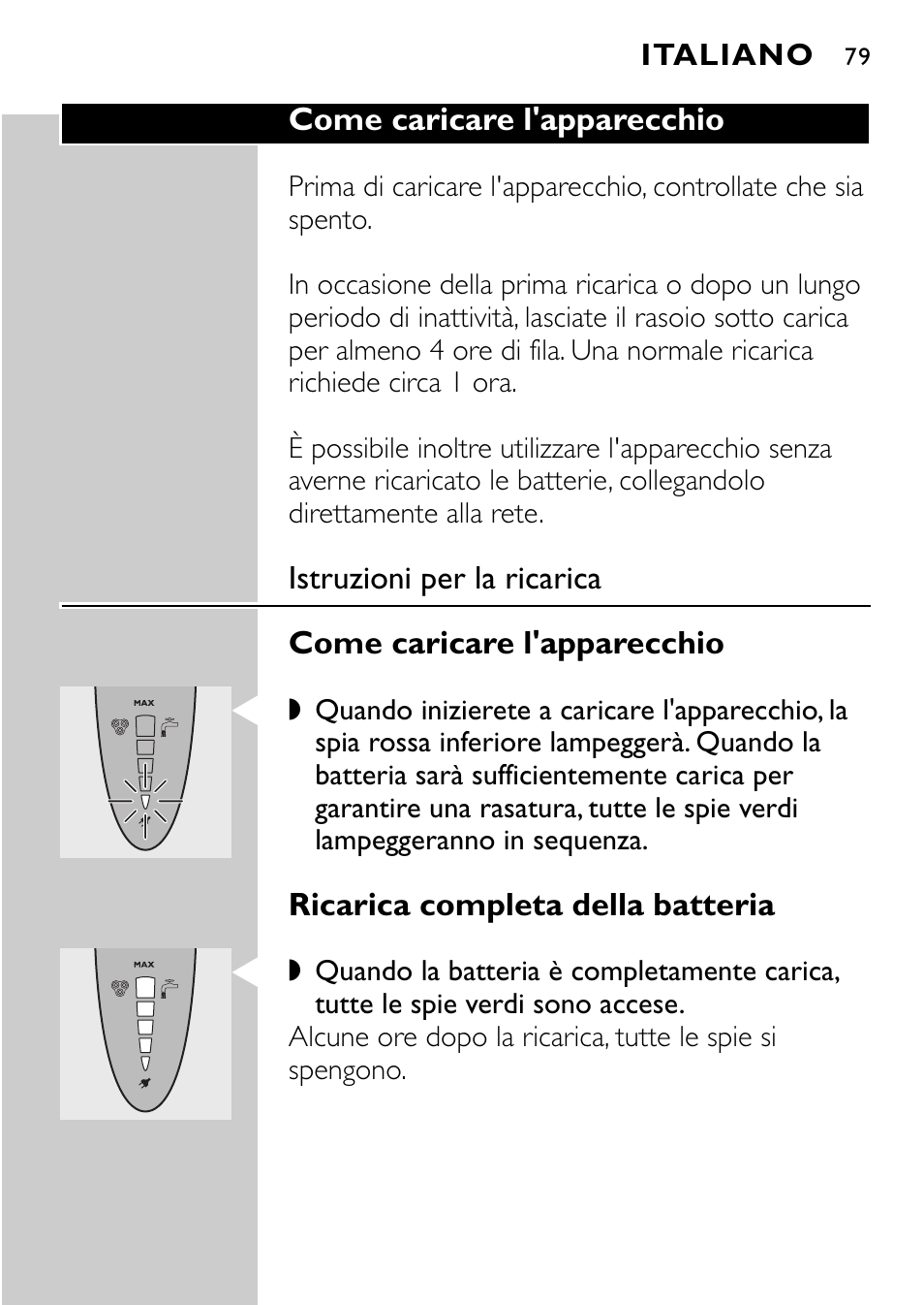 Philips Rasoir électrique User Manual | Page 77 / 120