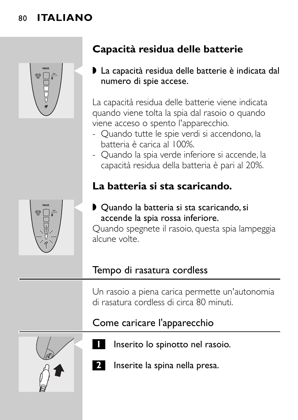 Philips Rasoir électrique User Manual | Page 78 / 120