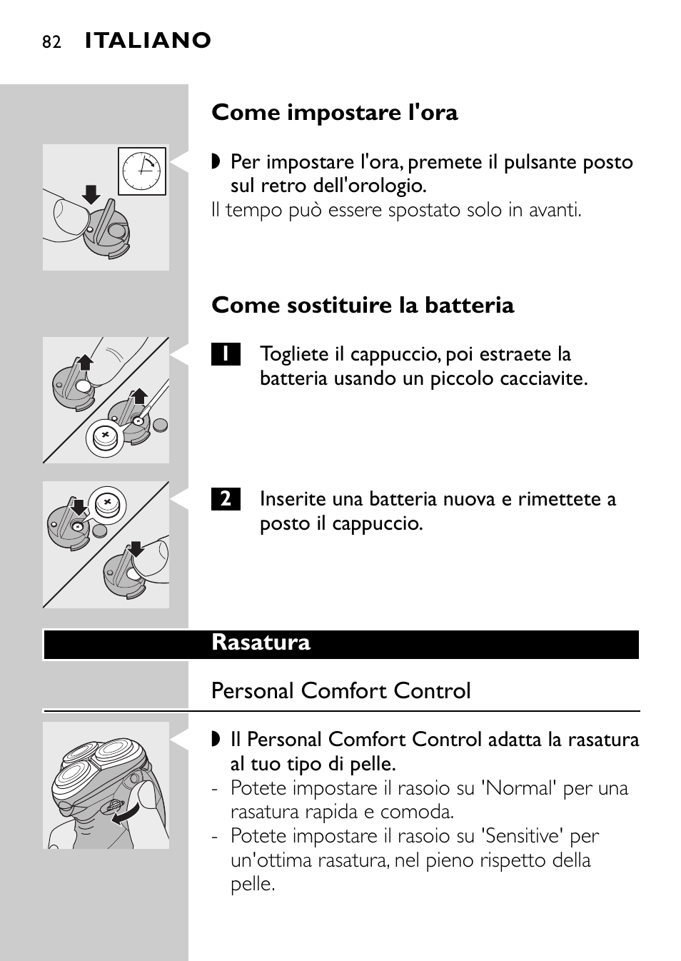 Philips Rasoir électrique User Manual | Page 80 / 120