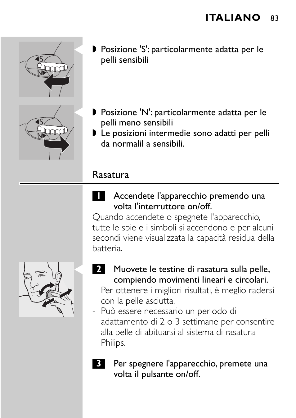 Philips Rasoir électrique User Manual | Page 81 / 120