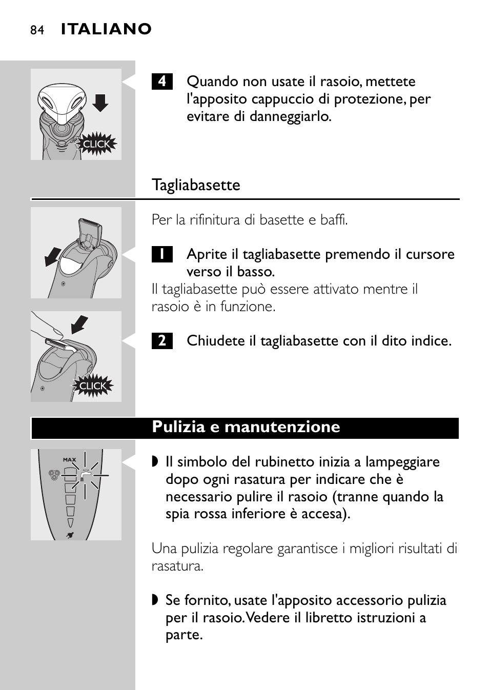 Philips Rasoir électrique User Manual | Page 82 / 120