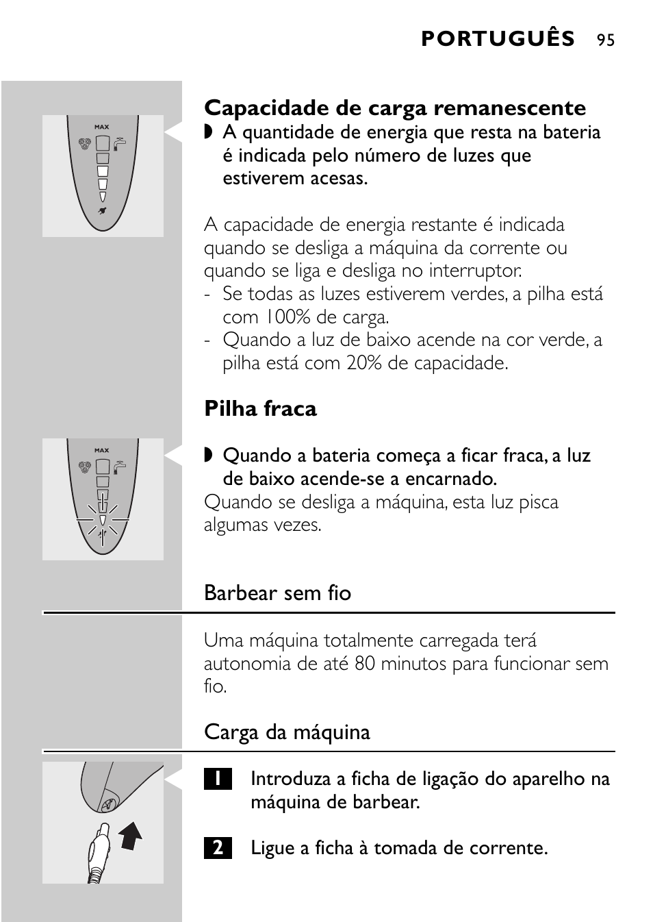 Philips Rasoir électrique User Manual | Page 93 / 120