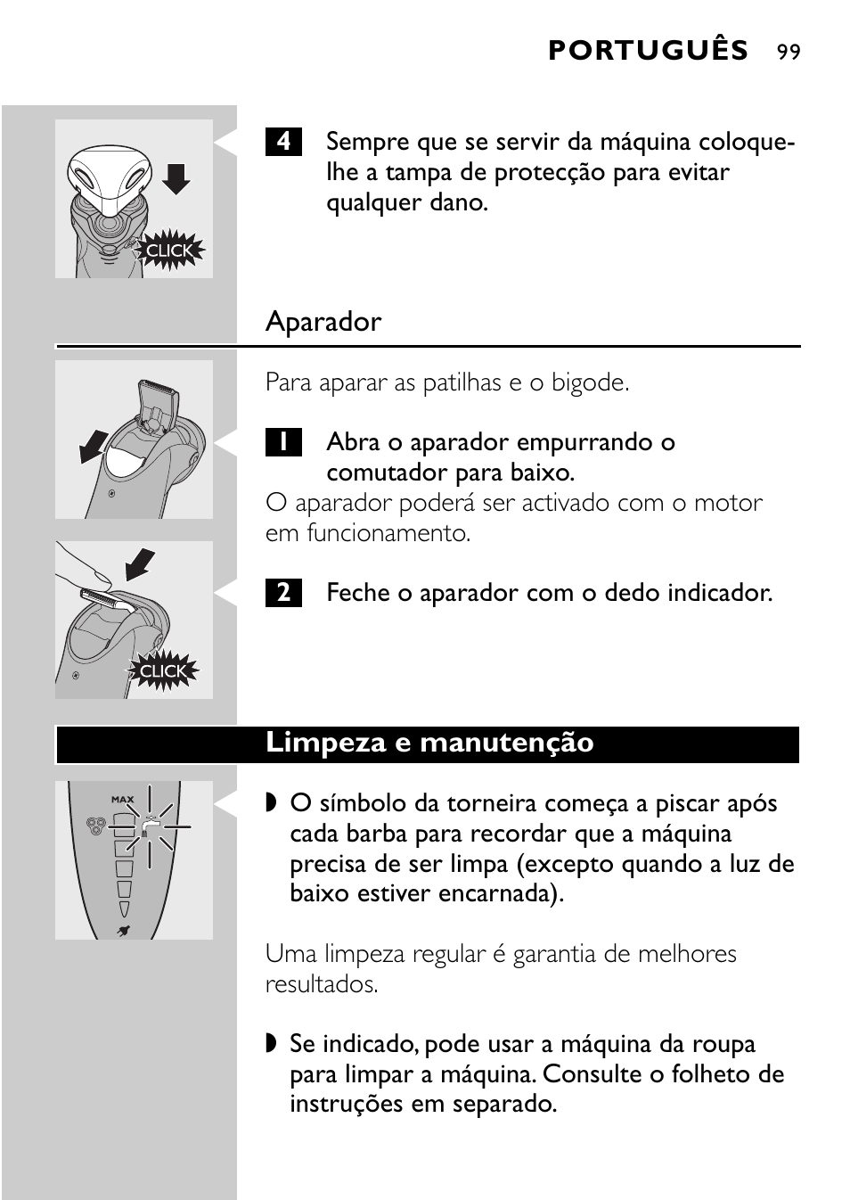 Philips Rasoir électrique User Manual | Page 97 / 120