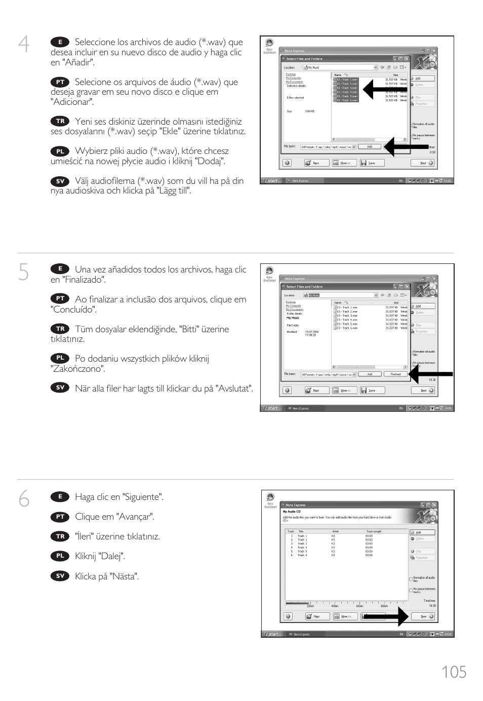 Philips Graveur portable User Manual | Page 105 / 132