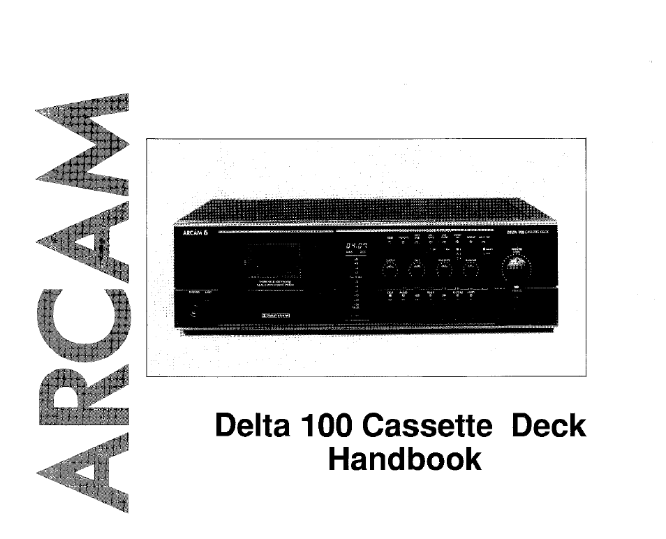 Arcam Delta 100 User Manual | 5 pages