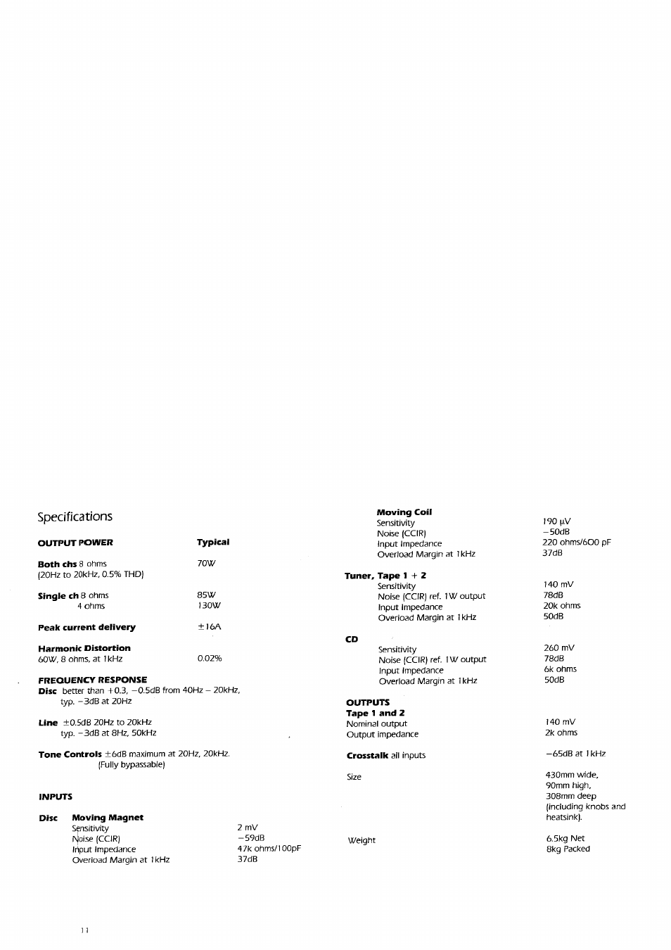 Arcam Delta 90.2 User Manual | Page 11 / 11