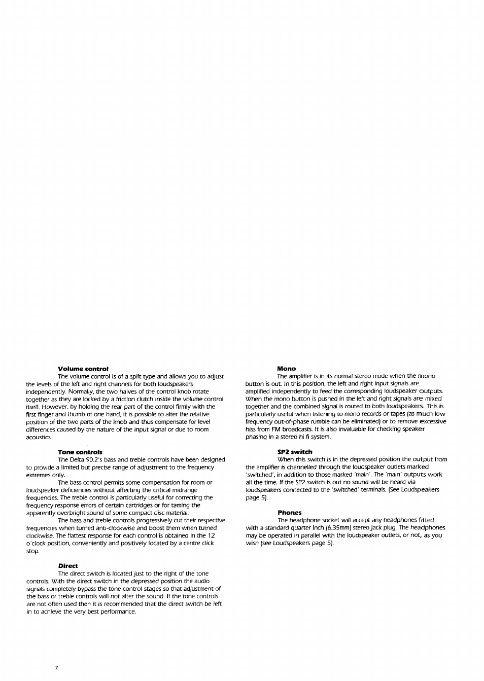 Arcam Delta 90.2 User Manual | Page 7 / 11