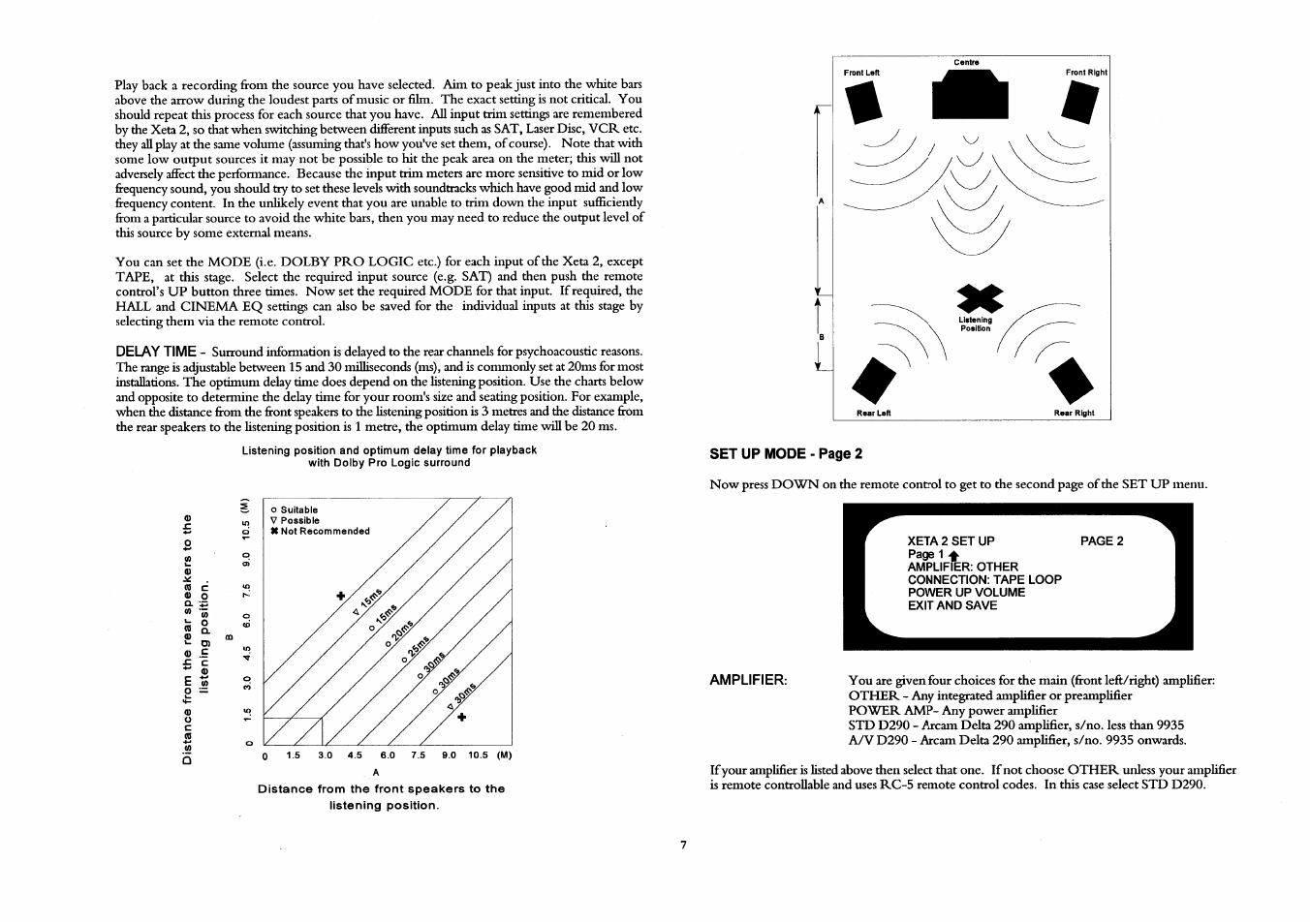 Arcam A/V Processor XETA 2 User Manual | Page 9 / 17