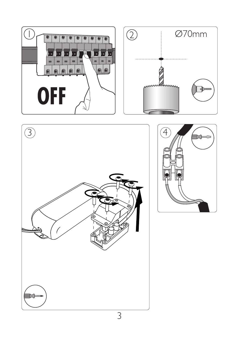 Philips InStyle Spot à encastrer User Manual | Page 3 / 8