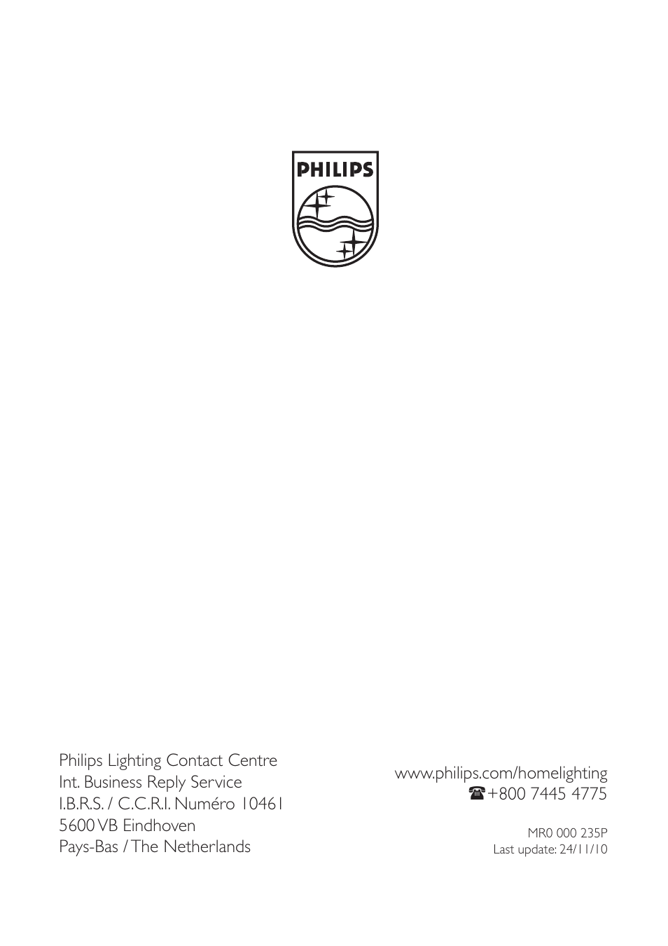 Philips InStyle Spot à encastrer User Manual | Page 8 / 8