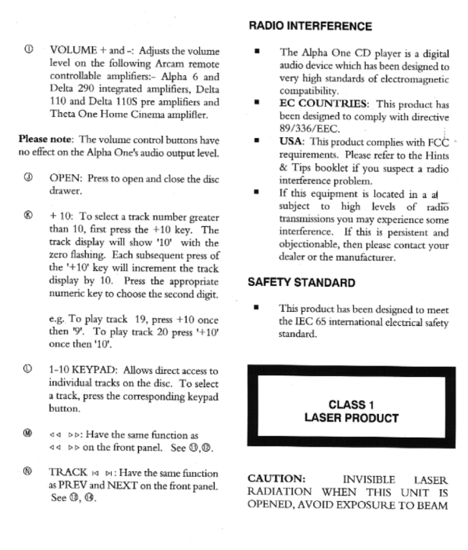 Arcam ALPHA ONE User Manual | Page 4 / 6