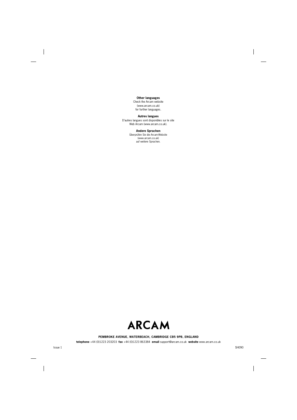 Arcam P75 User Manual | Page 32 / 34