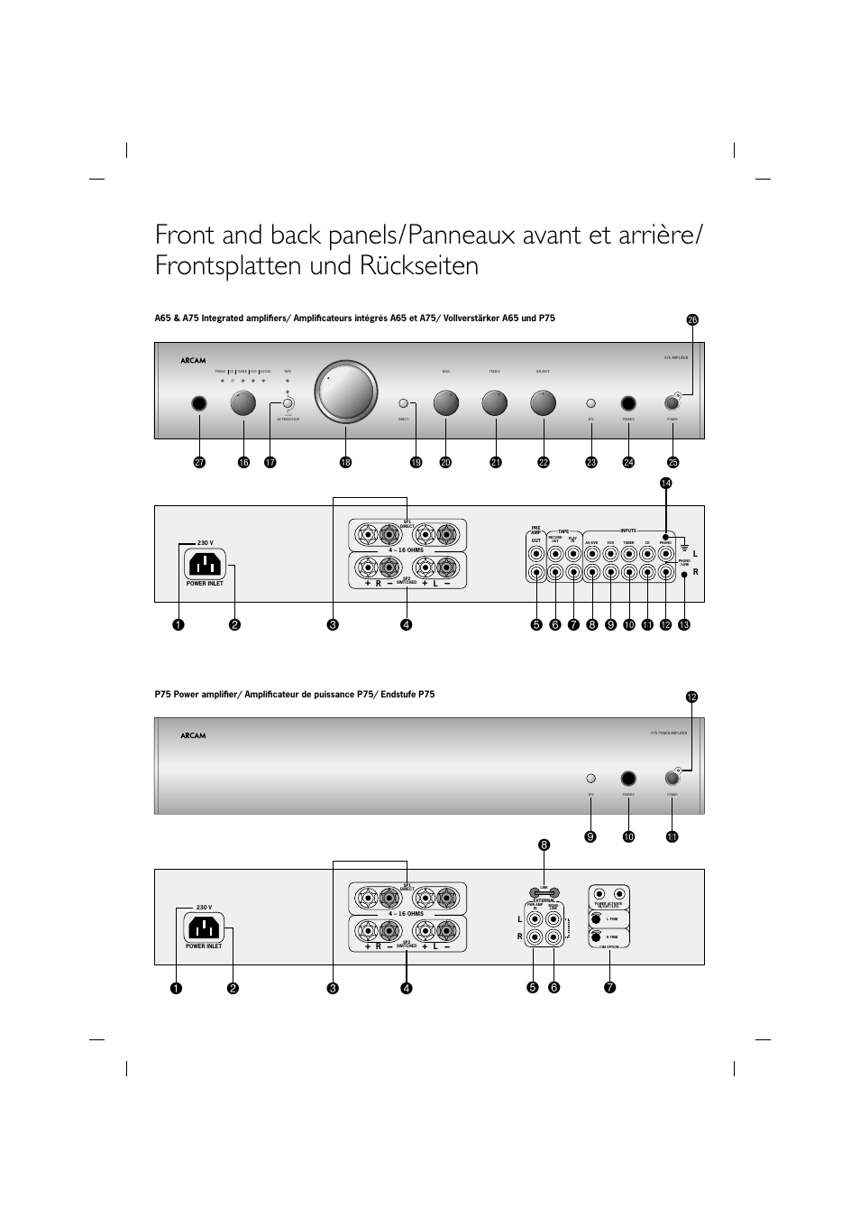 9bk bl bm, Cr bq br bs bt ck cl cm cn co cp cq | Arcam P75 User Manual | Page 34 / 34