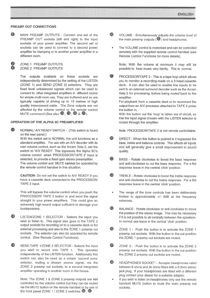 Arcam Alpha 9C User Manual | Page 5 / 8
