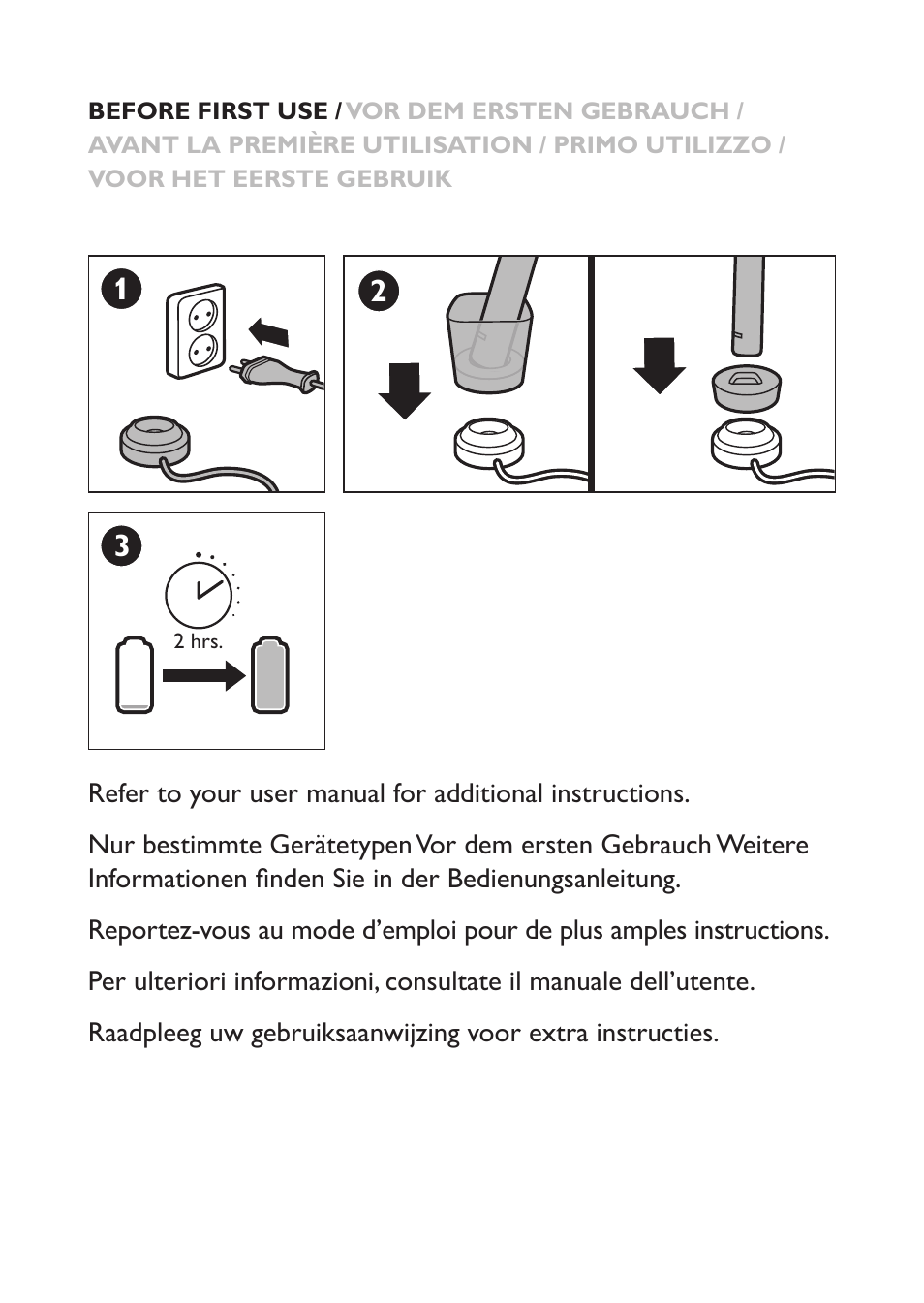 Philips Sonicare DiamondClean Brosse à dents sonique rechargeable User Manual | Page 3 / 6