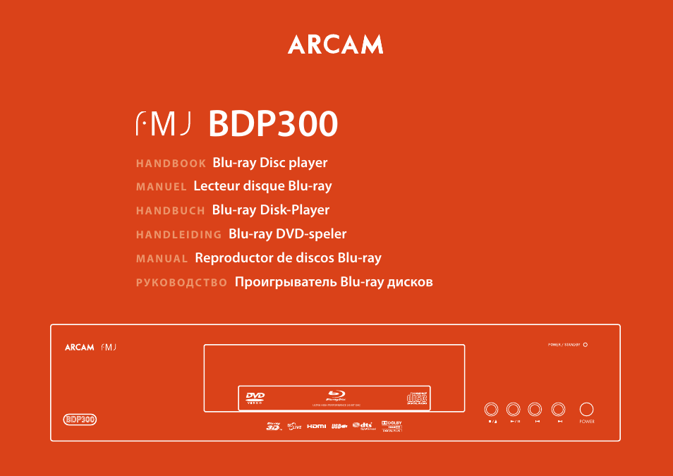 Arcam HANDBOOK Blu-ray Disc player BDP300 User Manual | 206 pages