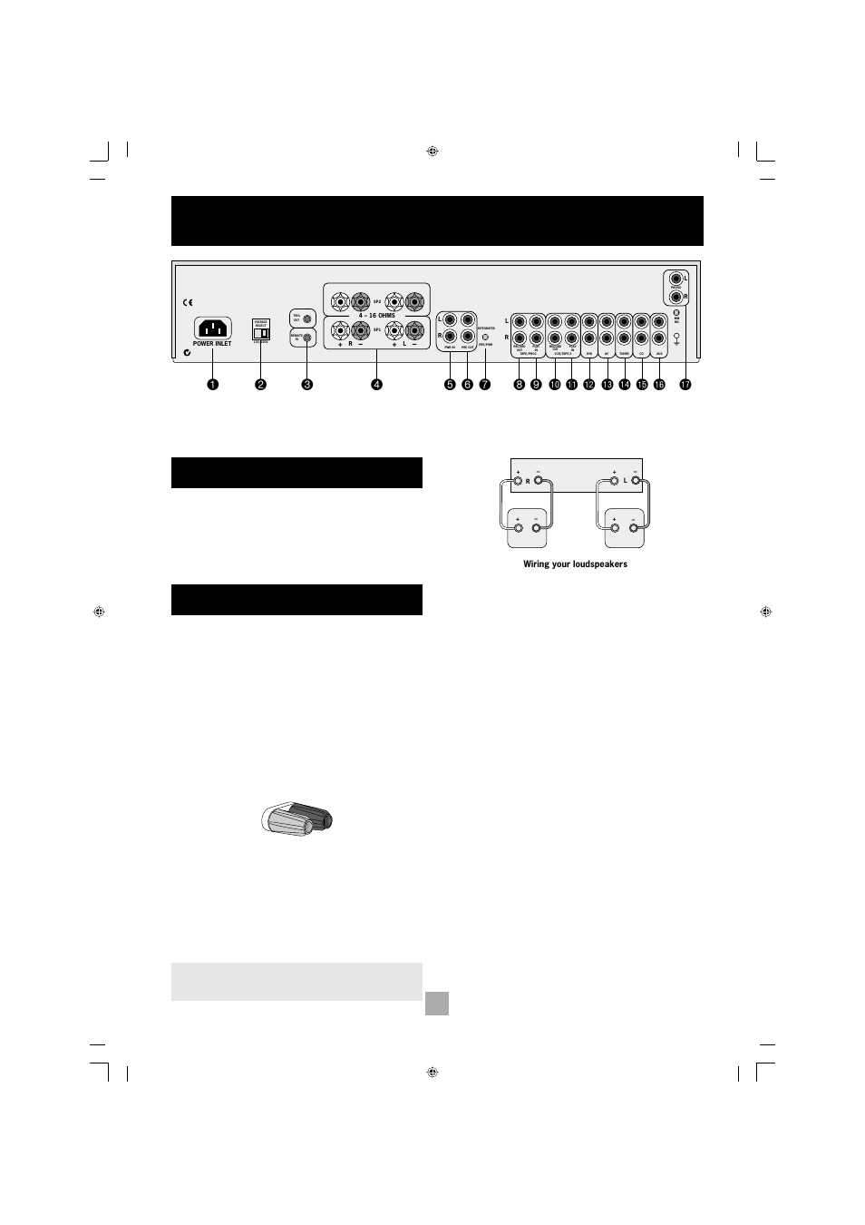 Installation: a32 integrated amplifi er, Positioning the unit, Connecting to loudspeakers | Arcam Integrated Amplifier User Manual | Page 5 / 16