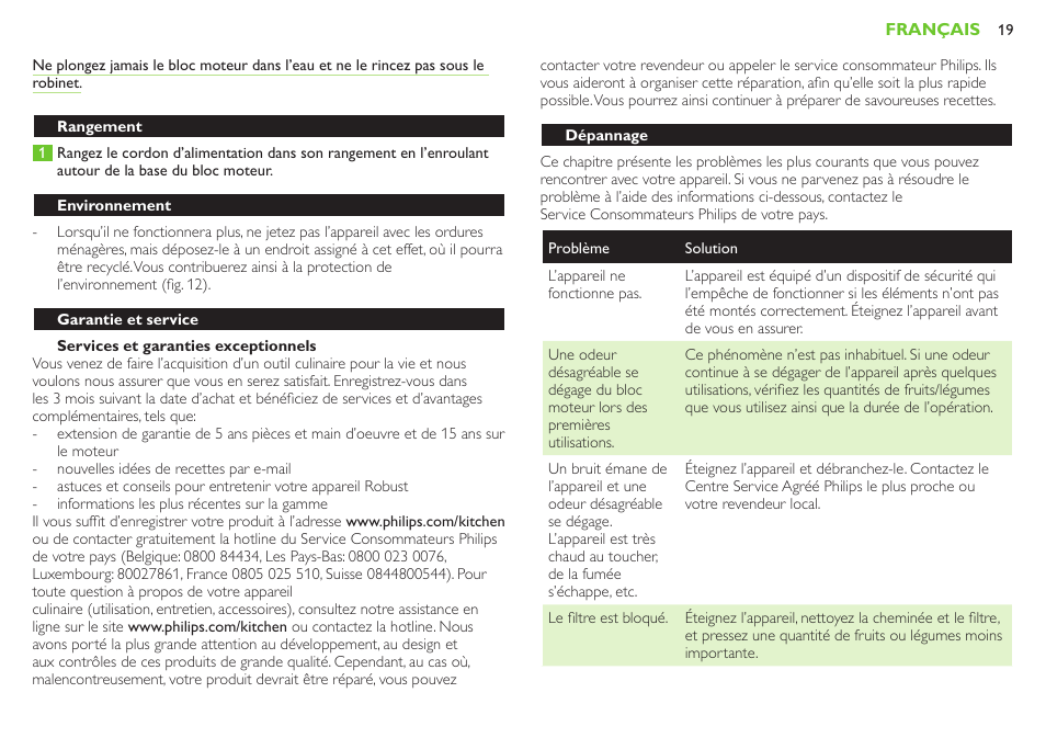 Champs électromagnétiques (cem), Verrou de sécurité intégré, Avant la première utilisation | Utilisation de l’appareil, Contrôle de la vitesse | Philips Robust Collection Centrifugeuse User Manual | Page 19 / 28