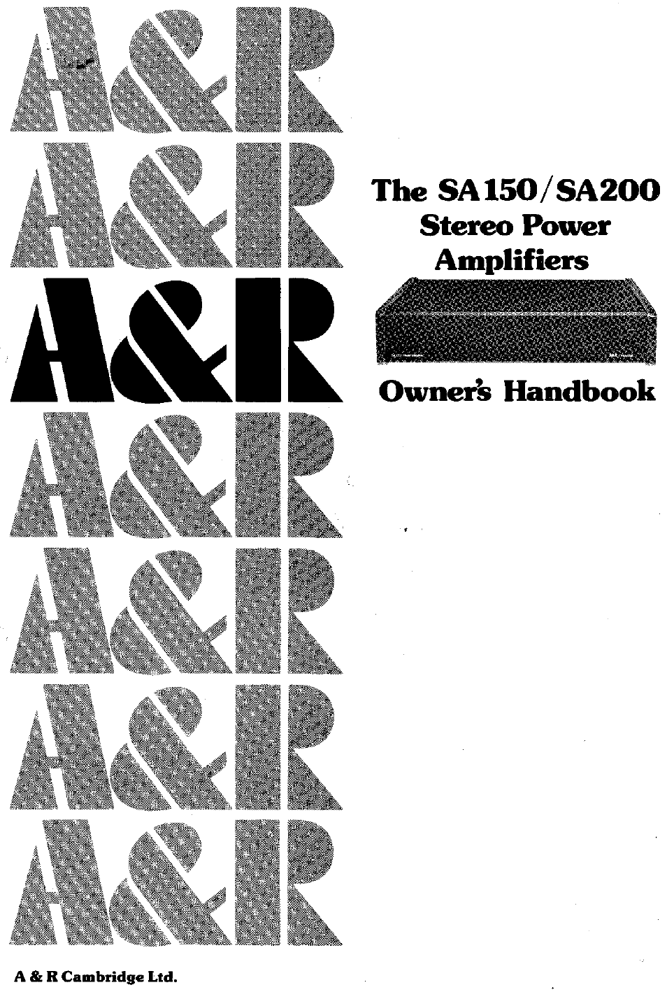 Arcam SA200 User Manual | 14 pages