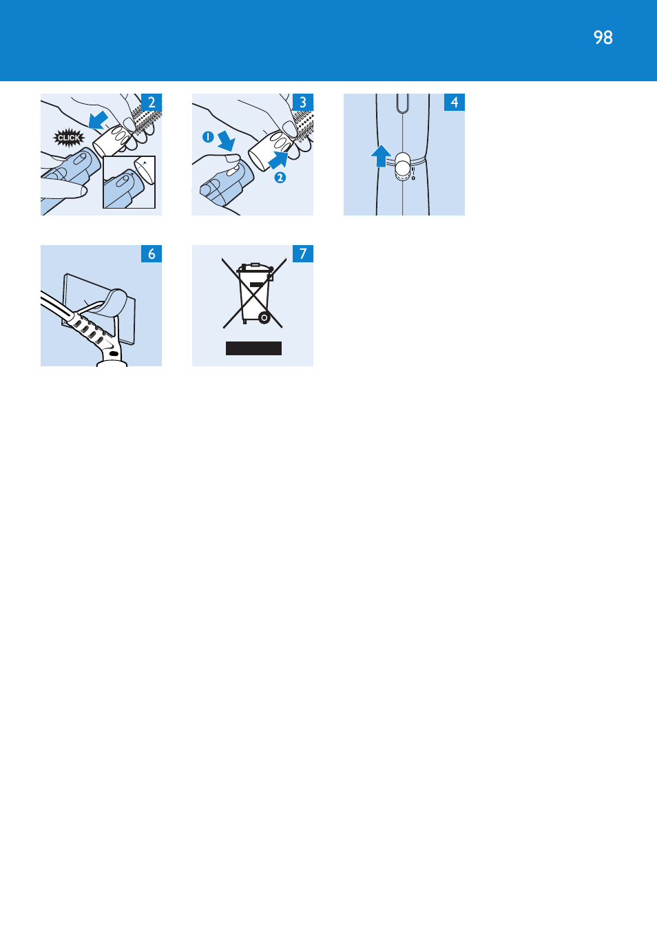 Philips Salon Airstylist Essential Brosse soufflante User Manual | Page 98 / 100