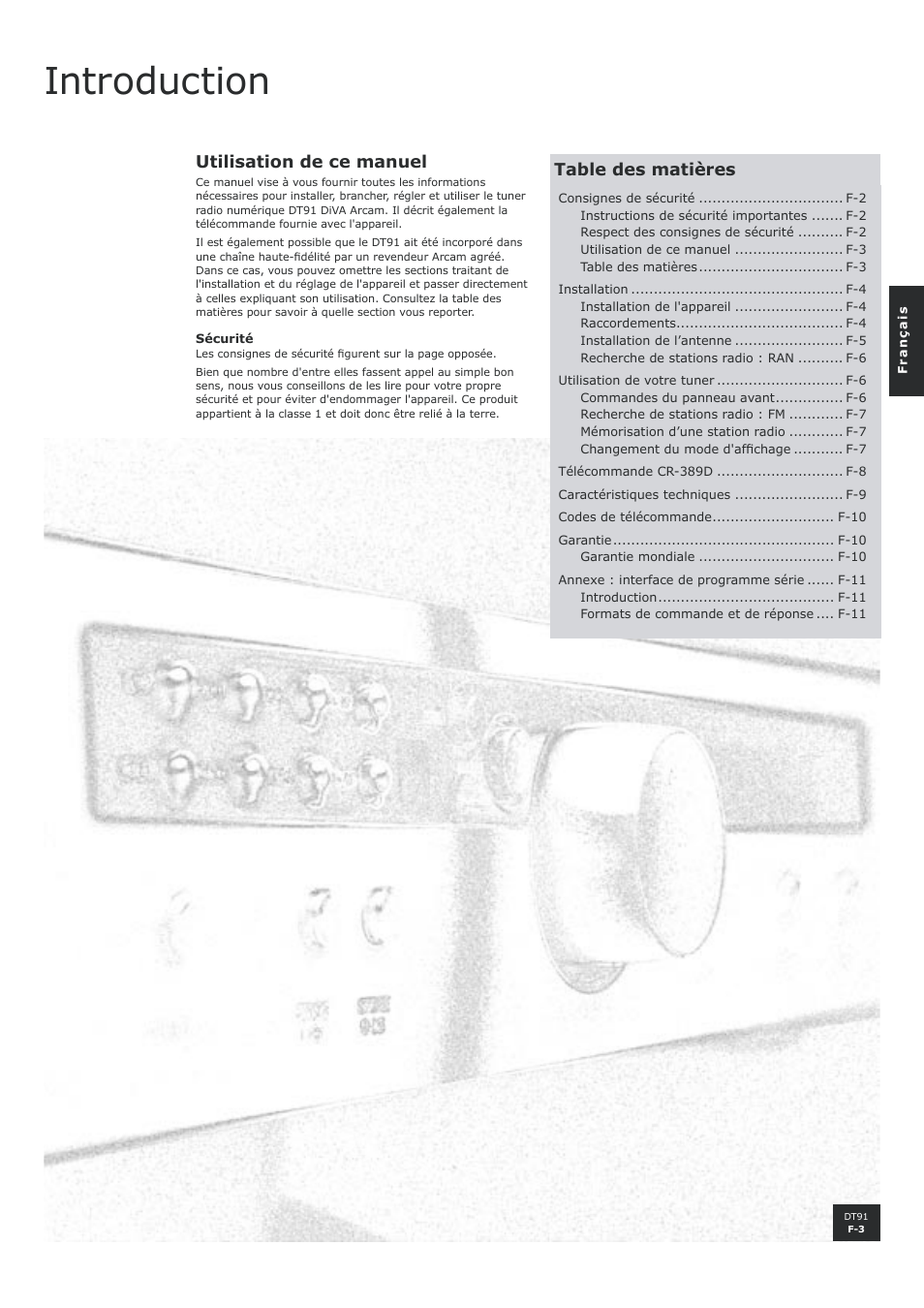 Arcam DT91 User Manual | Page 19 / 52