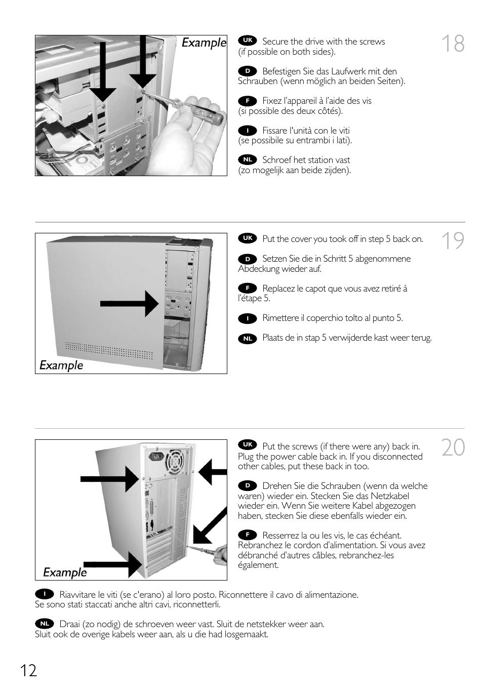 Philips Lecteur interne User Manual | Page 12 / 116