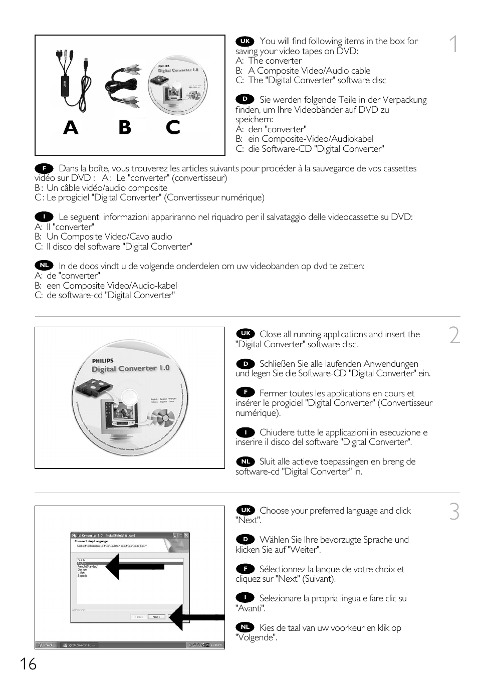 Philips Lecteur interne User Manual | Page 16 / 116
