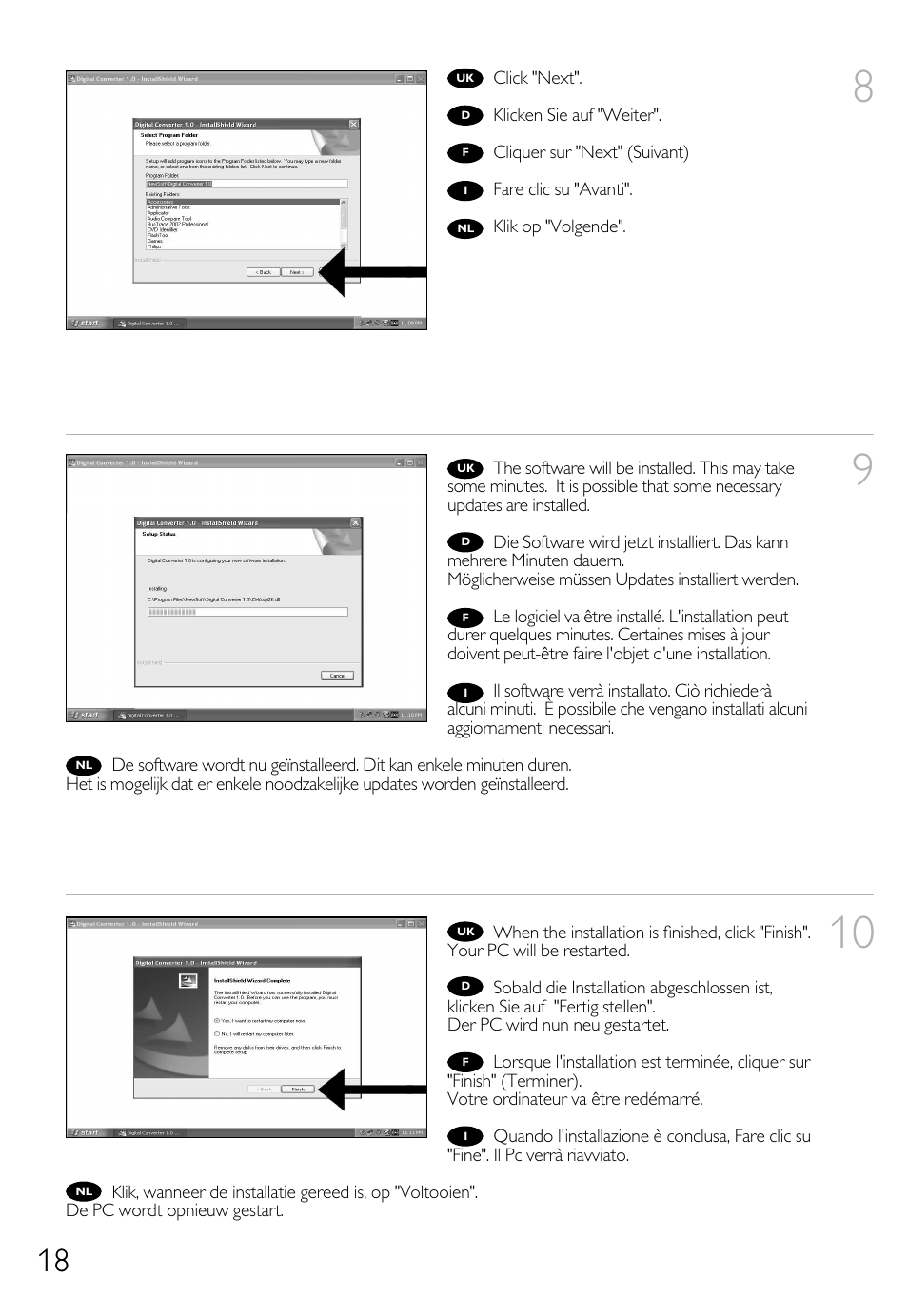 Philips Lecteur interne User Manual | Page 18 / 116