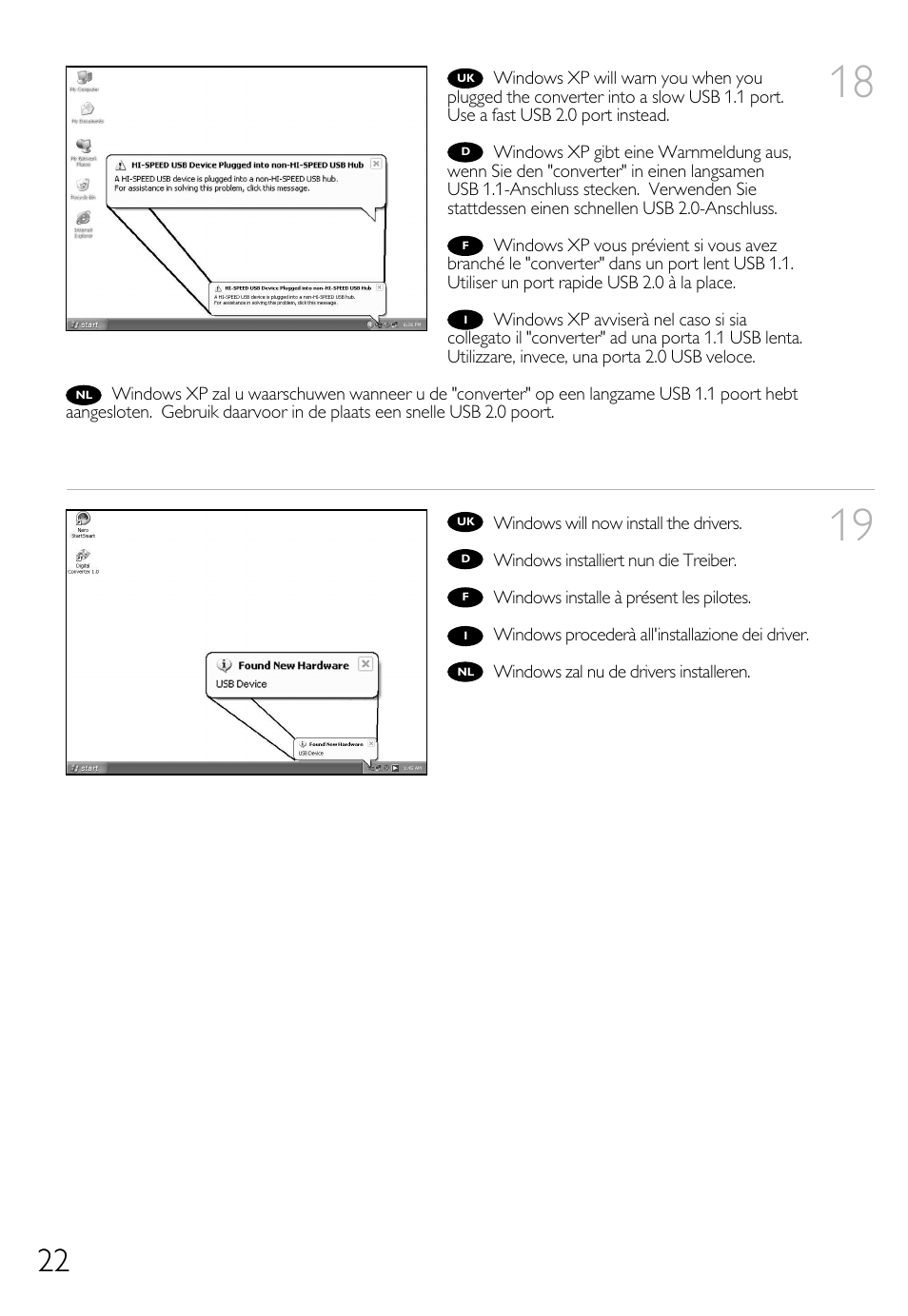 Philips Lecteur interne User Manual | Page 22 / 116