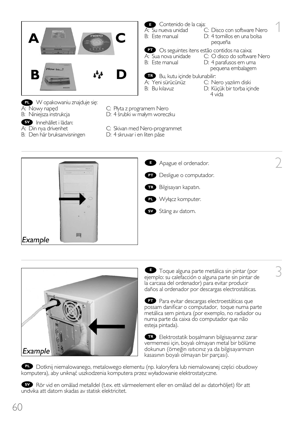 Philips Lecteur interne User Manual | Page 60 / 116