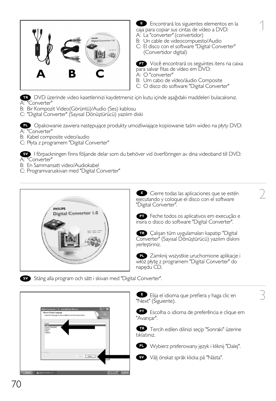Philips Lecteur interne User Manual | Page 70 / 116