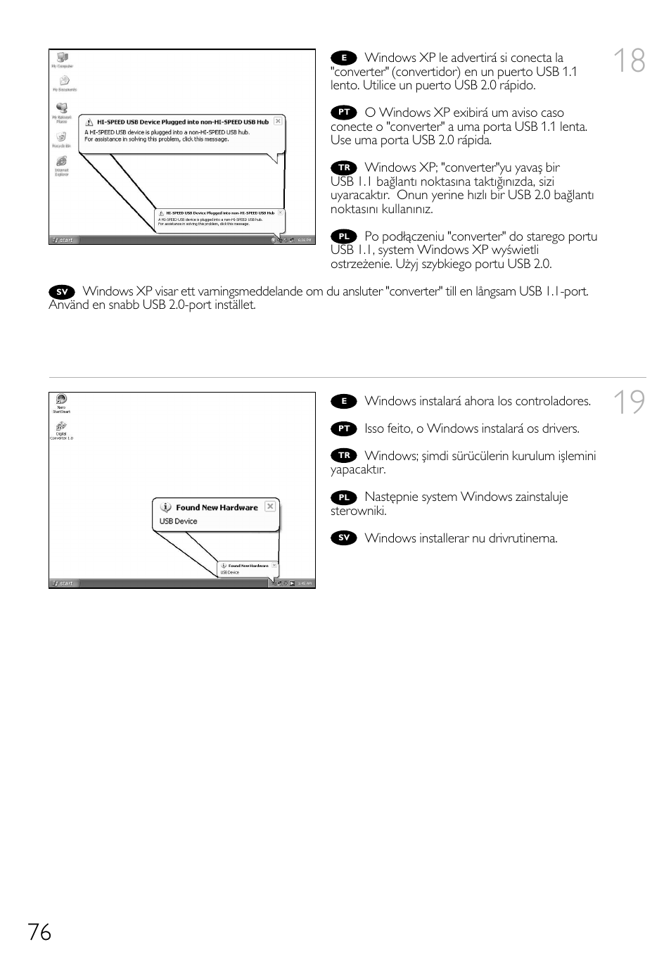 Philips Lecteur interne User Manual | Page 76 / 116