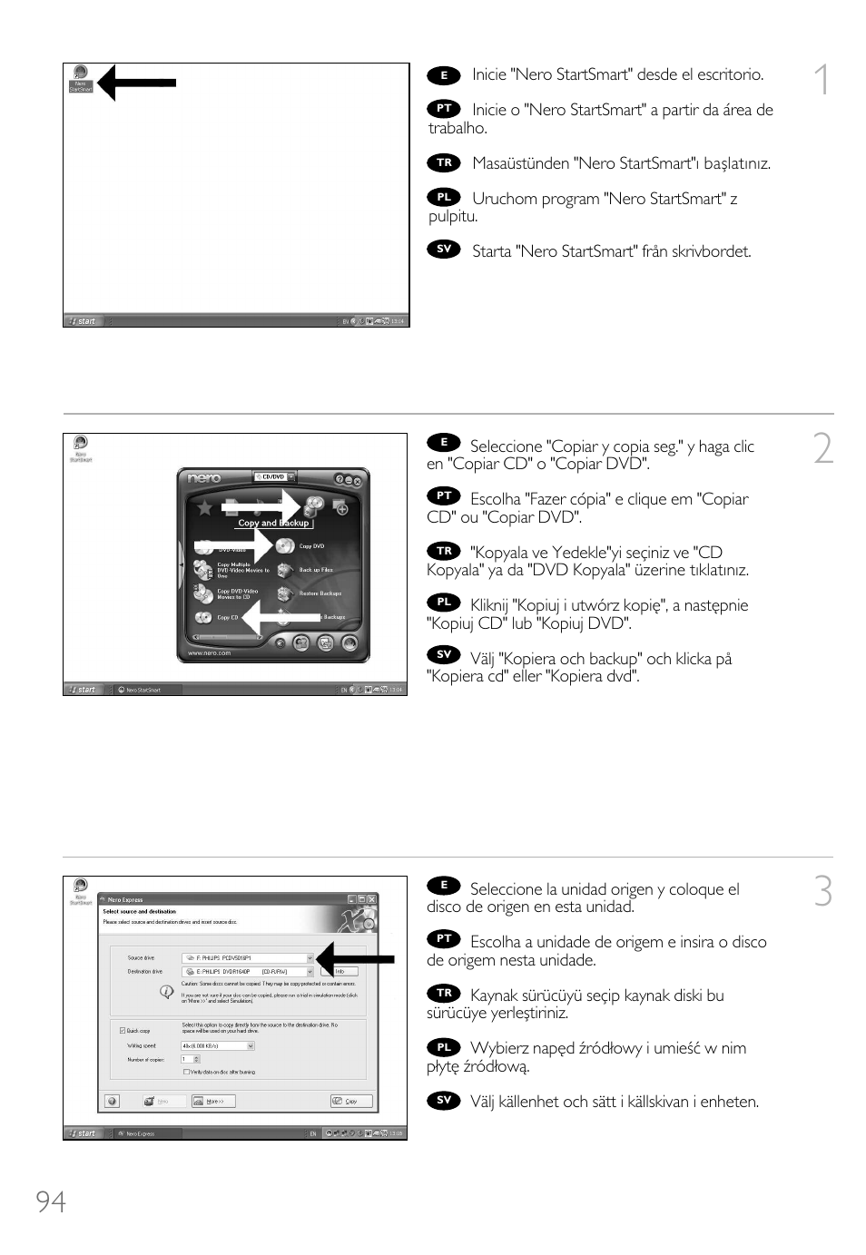 Philips Lecteur interne User Manual | Page 94 / 116