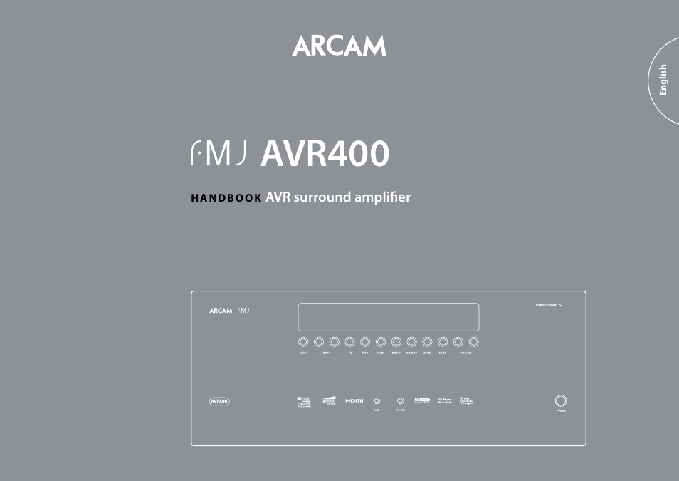 Avr400 | Arcam AVR	surround	amplifier AVR400 User Manual | Page 3 / 68