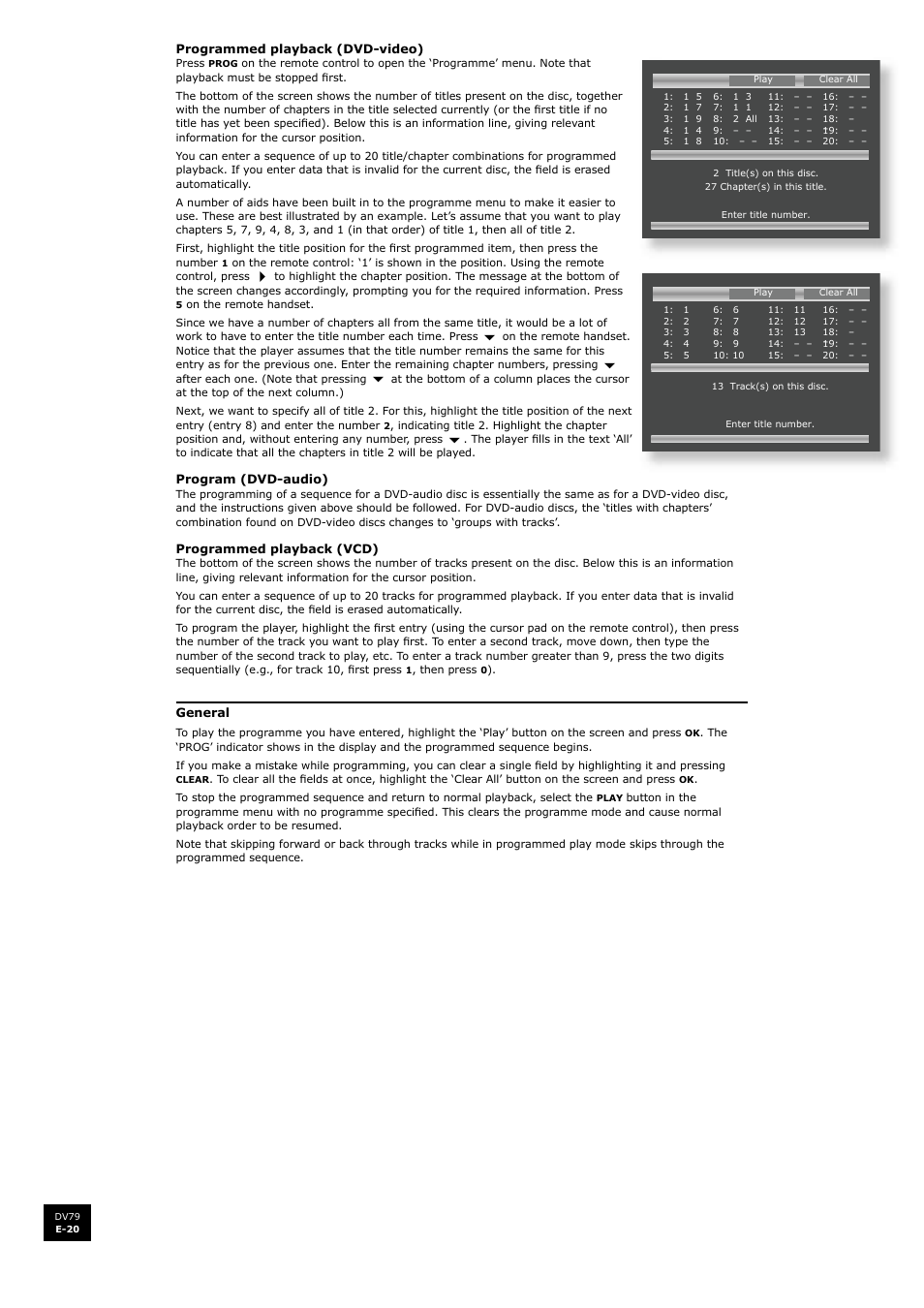 Arcam DV79 User Manual | Page 20 / 42