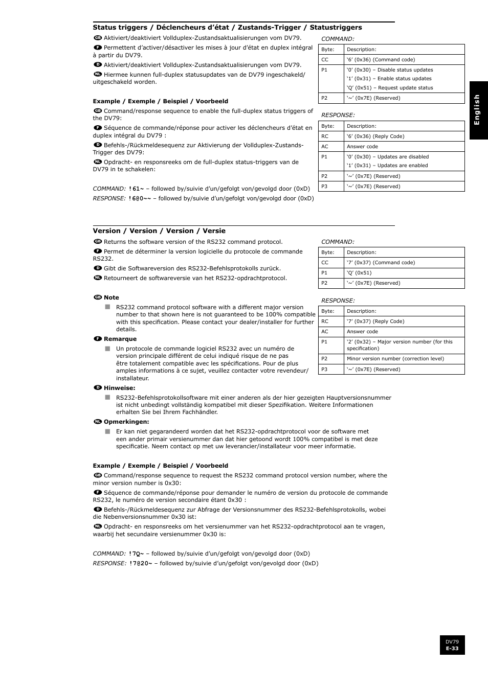 Arcam DV79 User Manual | Page 33 / 42