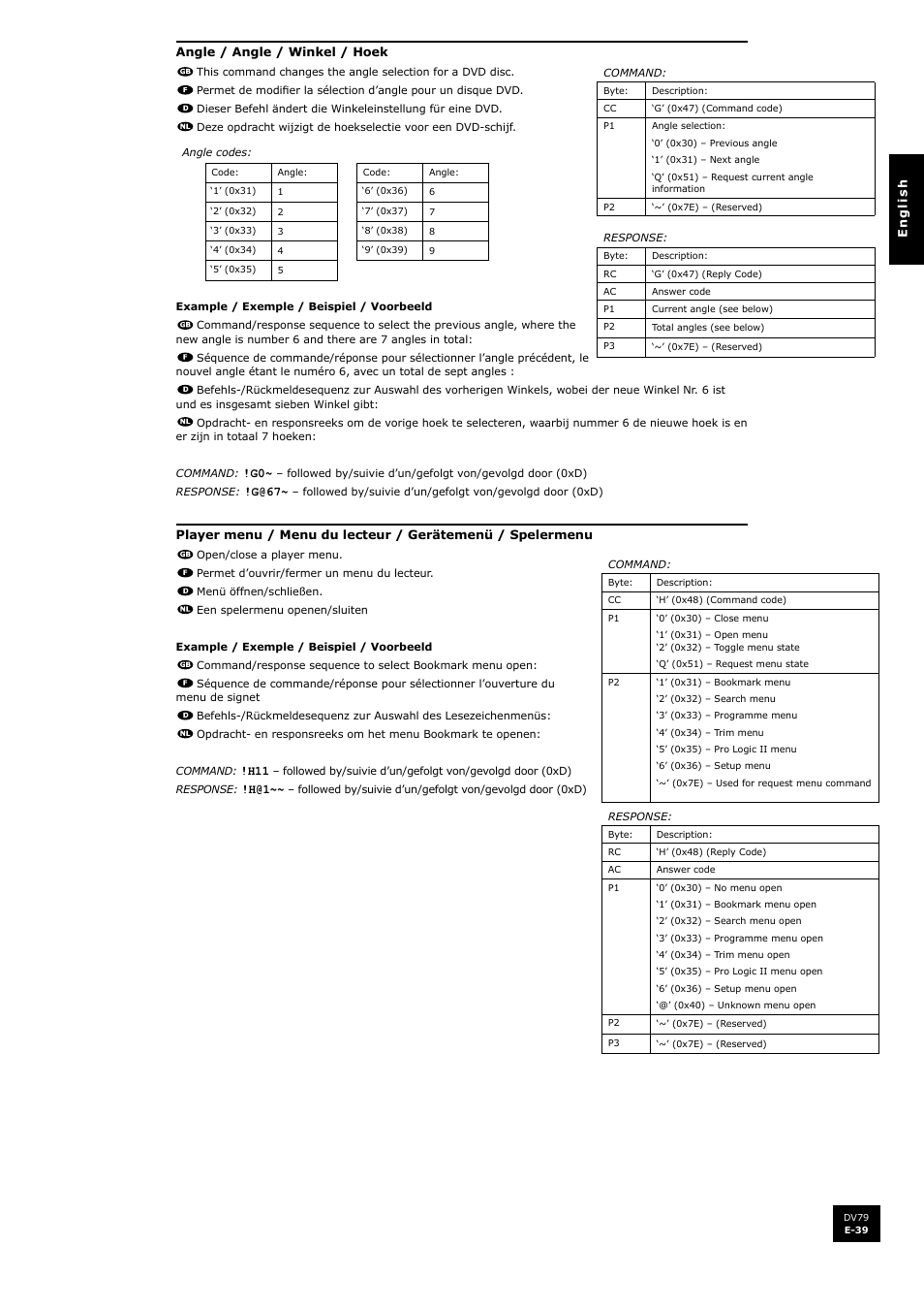 Arcam DV79 User Manual | Page 39 / 42