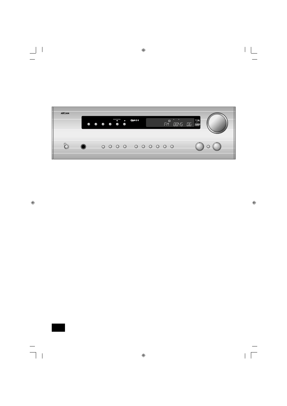 Using the avr200 front panel controls, Input selection | Arcam AVR200 User Manual | Page 12 / 19