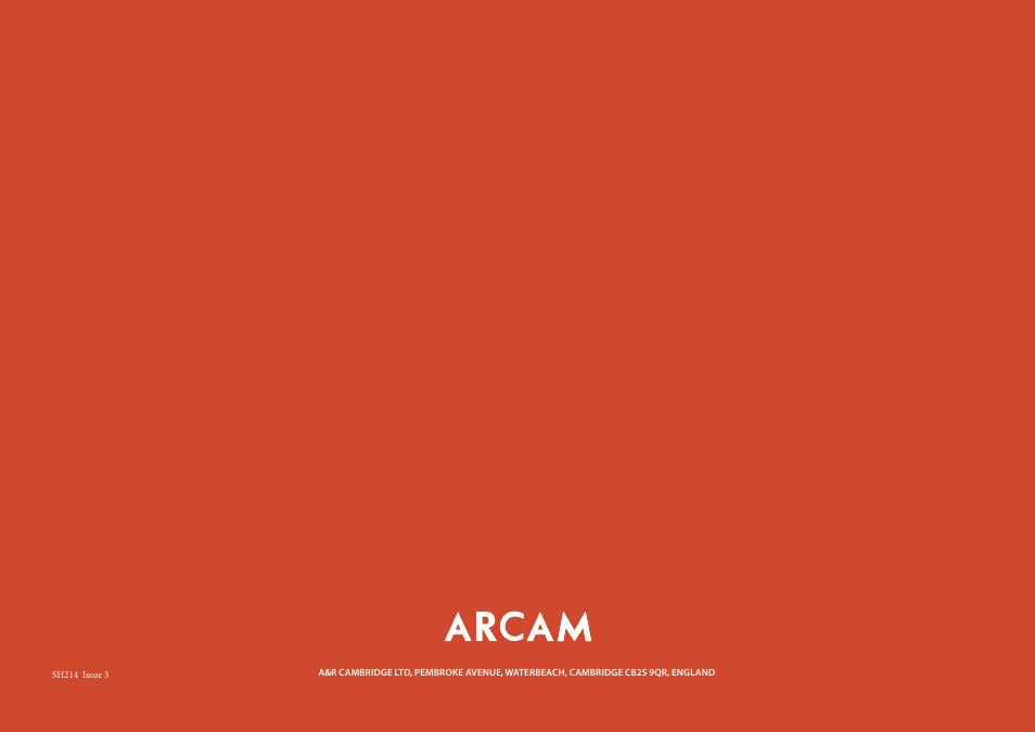 Arcam Manuel Tuner radio T32 User Manual | Page 72 / 72