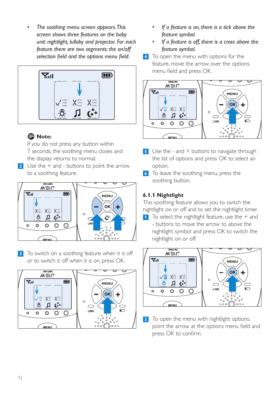 Philips AVENT Écoute-bébé DECT User Manual | Page 12 / 400