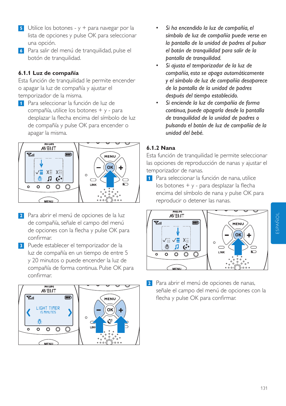 Philips AVENT Écoute-bébé DECT User Manual | Page 131 / 400