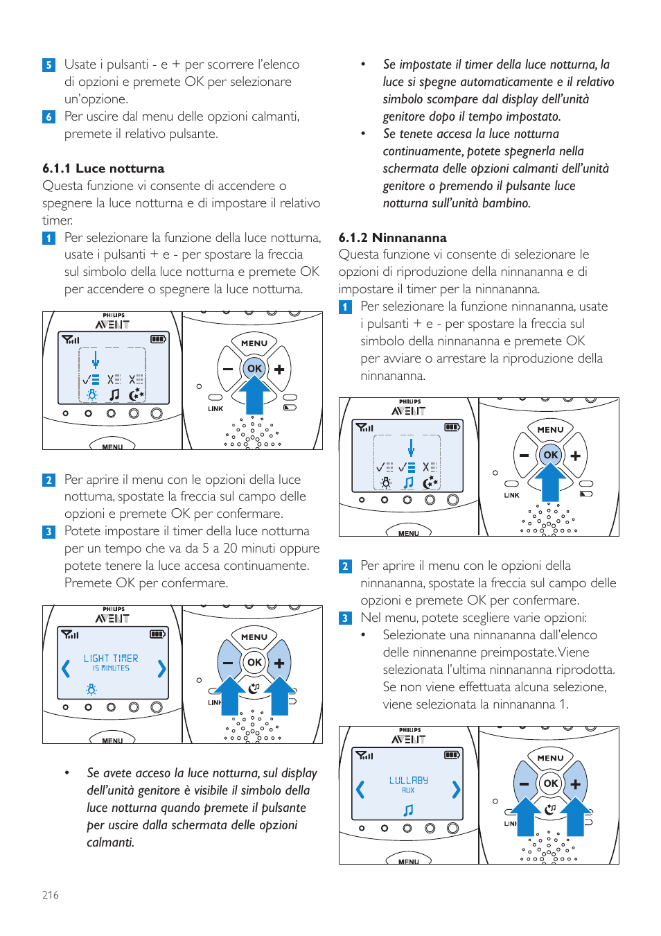 Philips AVENT Écoute-bébé DECT User Manual | Page 216 / 400