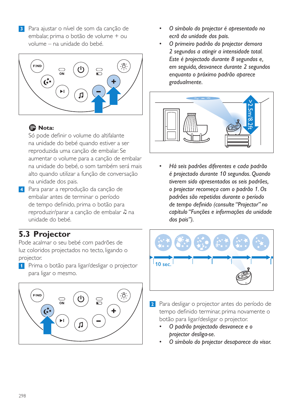 3 projector | Philips AVENT Écoute-bébé DECT User Manual | Page 298 / 400