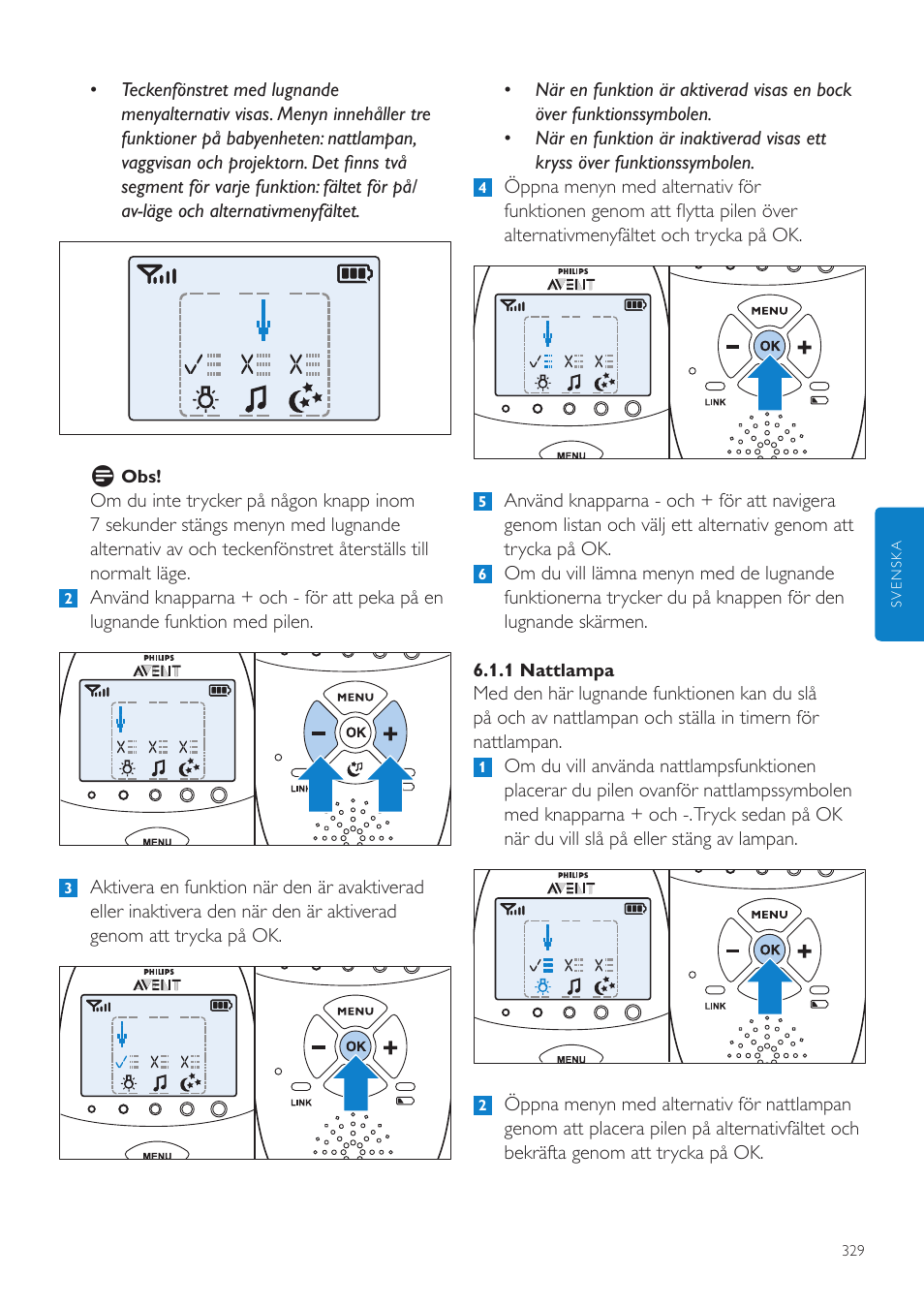 Philips AVENT Écoute-bébé DECT User Manual | Page 329 / 400